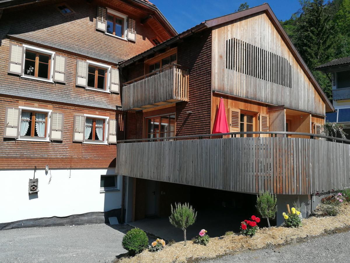 Ferienwohnung An Der Alten Saege Bezau Exteriör bild
